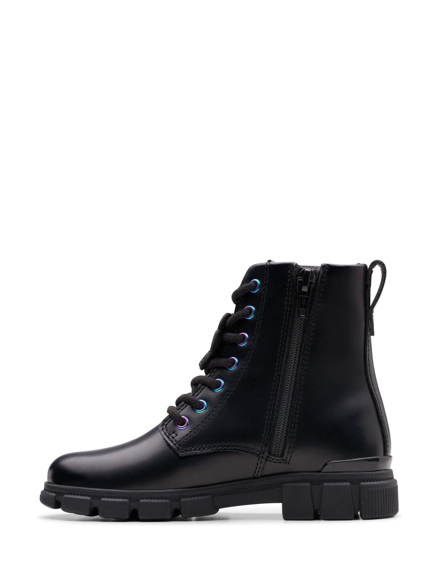 Clarks Black Standard Fit (F) Evyn Top Boots