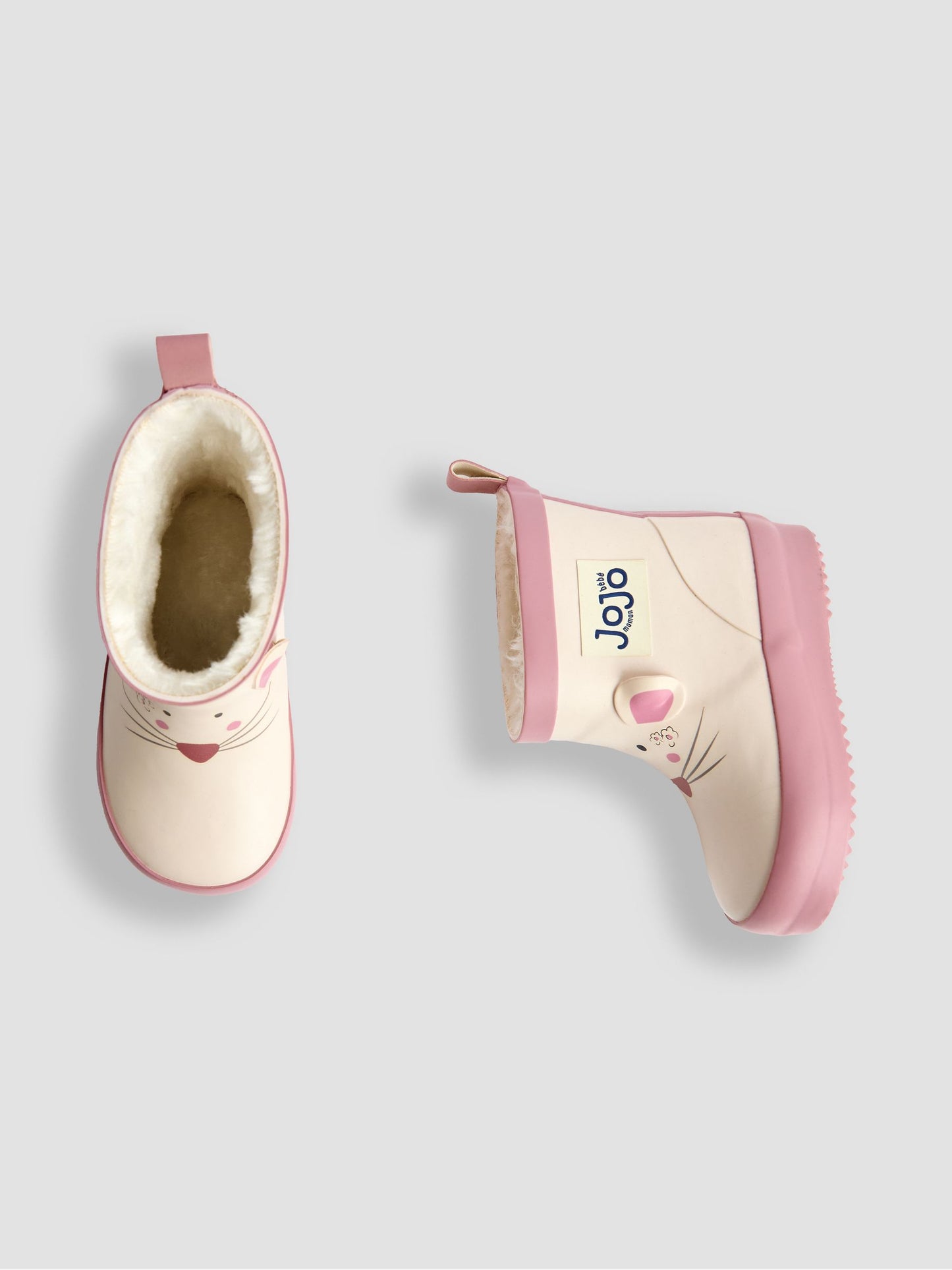 JoJo Maman Bébé Krem Kısa Unicorn Yağmur Çizmesi