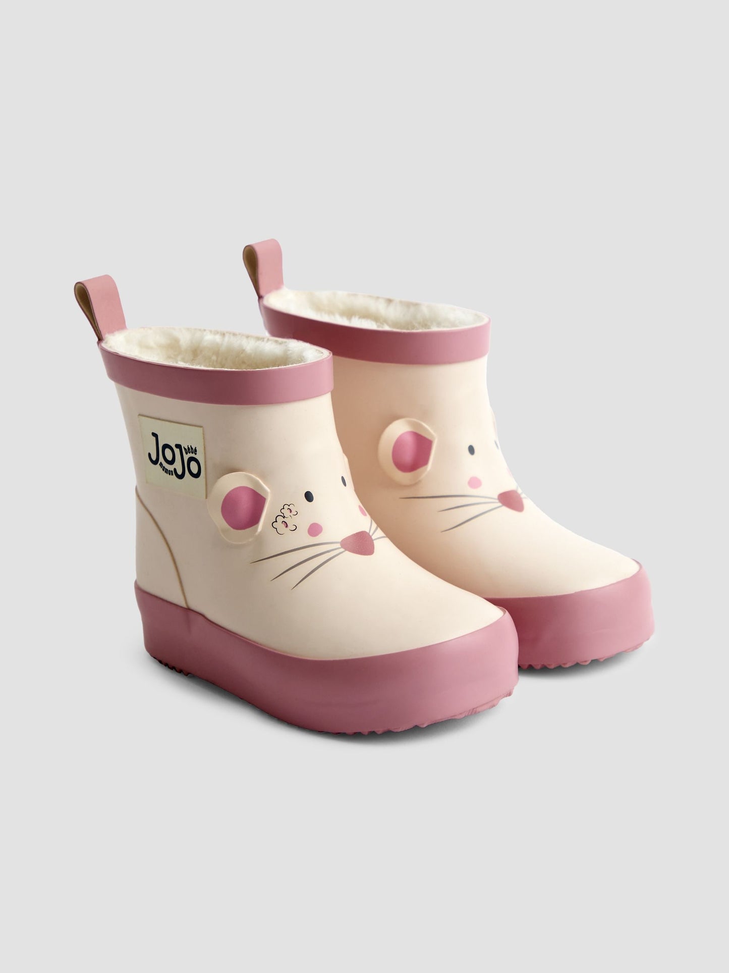 JoJo Maman Bébé Krem Kısa Unicorn Yağmur Çizmesi