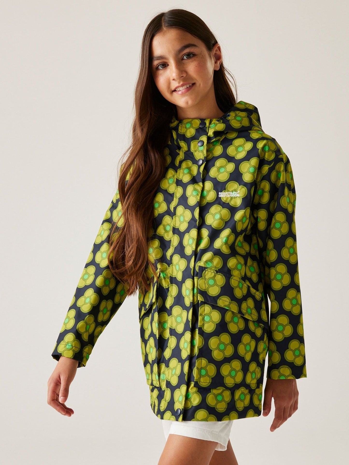 Regatta Blue Orla Kiely Swing Waterproof Jacket