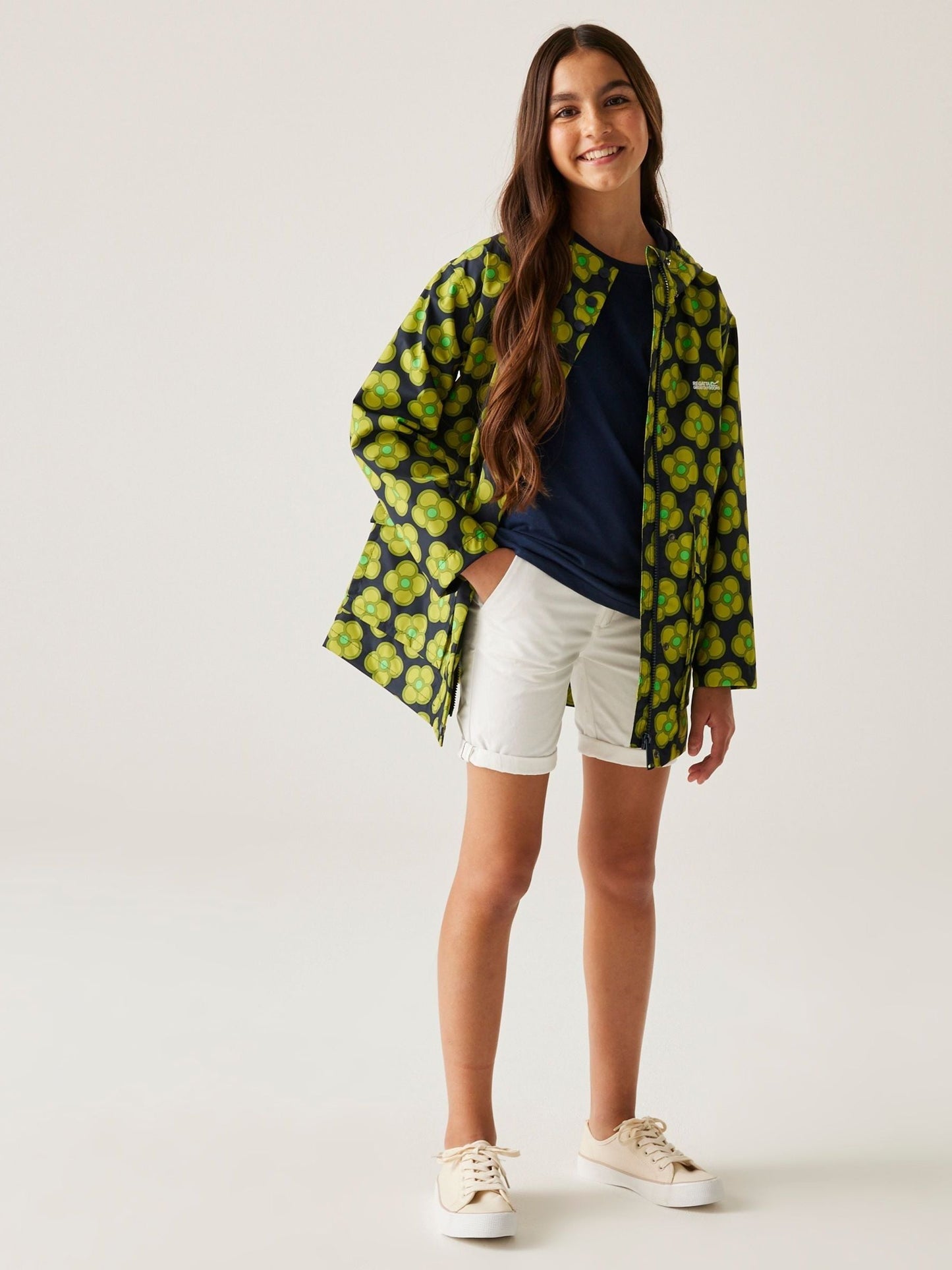 Regatta Blue Orla Kiely Swing Waterproof Jacket