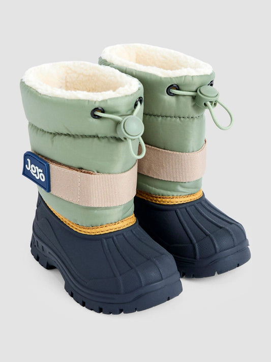 JoJo Maman Bébé Khaki Cosy Snow Boots