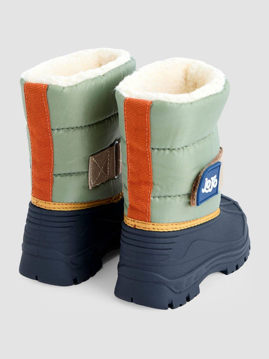 JoJo Maman Bébé Khaki Cosy Snow Boots