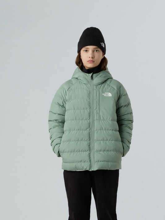 The North Face Green Reversible Perrito Boys Hooded Jacket