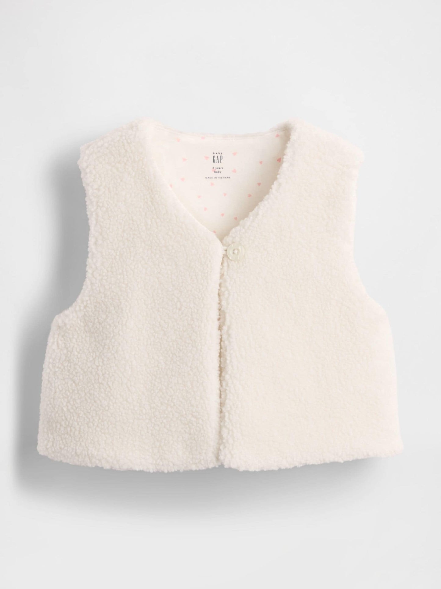 Gap Cream Sherpa Vest