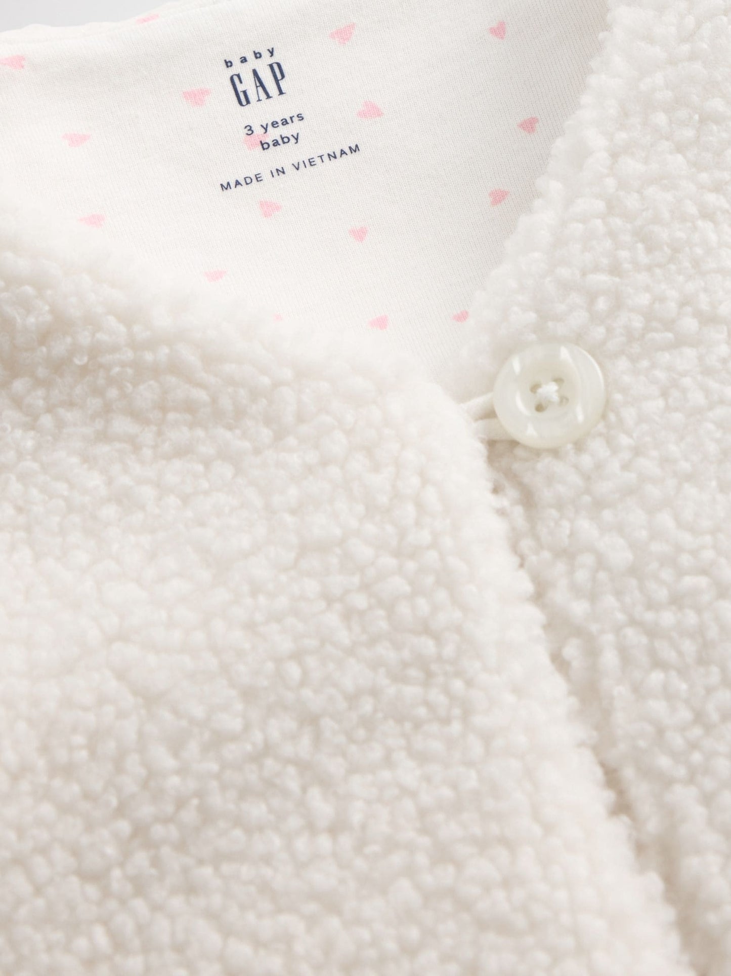 Gap Cream Sherpa Vest