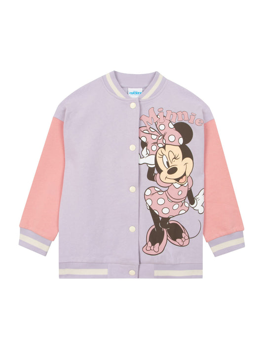 Character Purple Disney Minnie Mouse Bomber Jacket