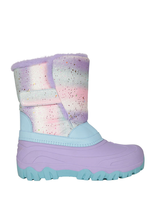 Mountain Warehouse Pink Ball Water-Resistant Snow Boots