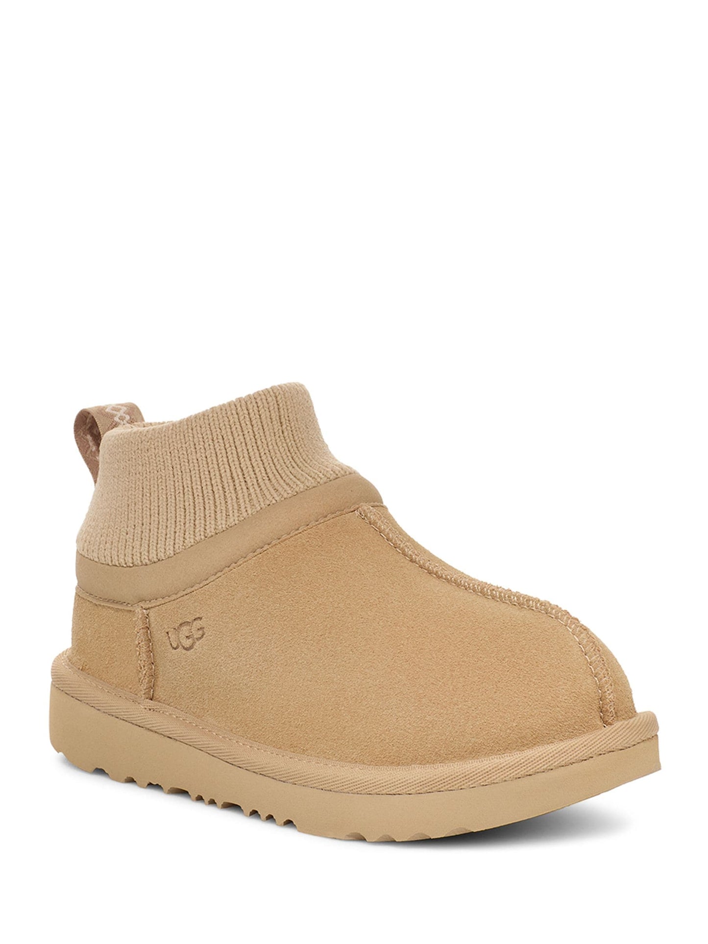 UGG Cream Toddler Classic Ultra Stretch Cuff Slippers