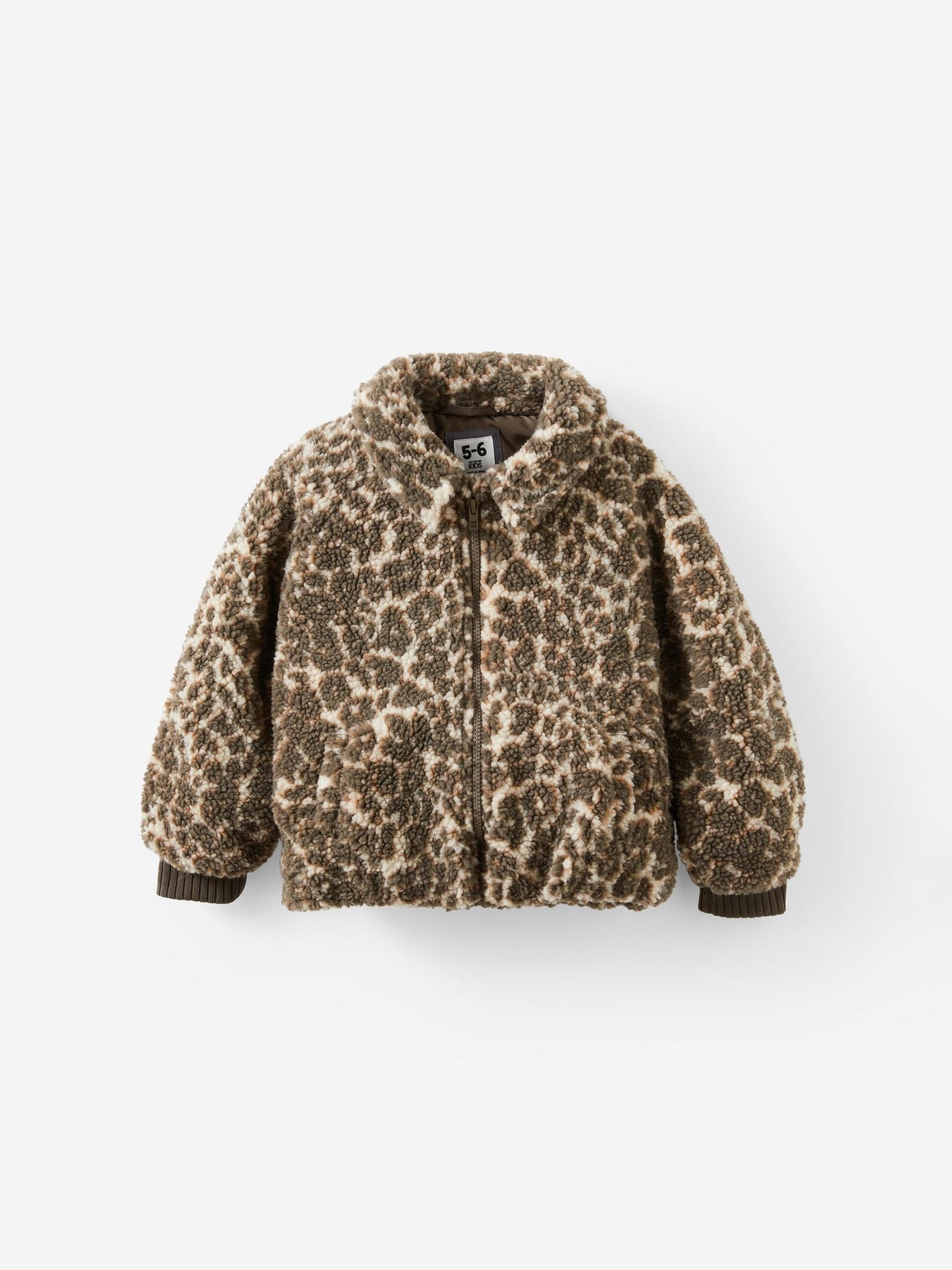 Cotton On Animal Teddy Bomber Jacket