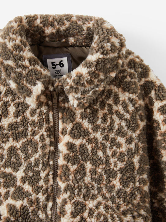 Cotton On Animal Teddy Bomber Jacket