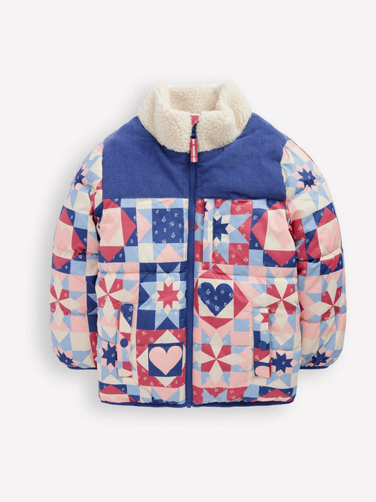Boden Blue Cosy Puffer Jacket