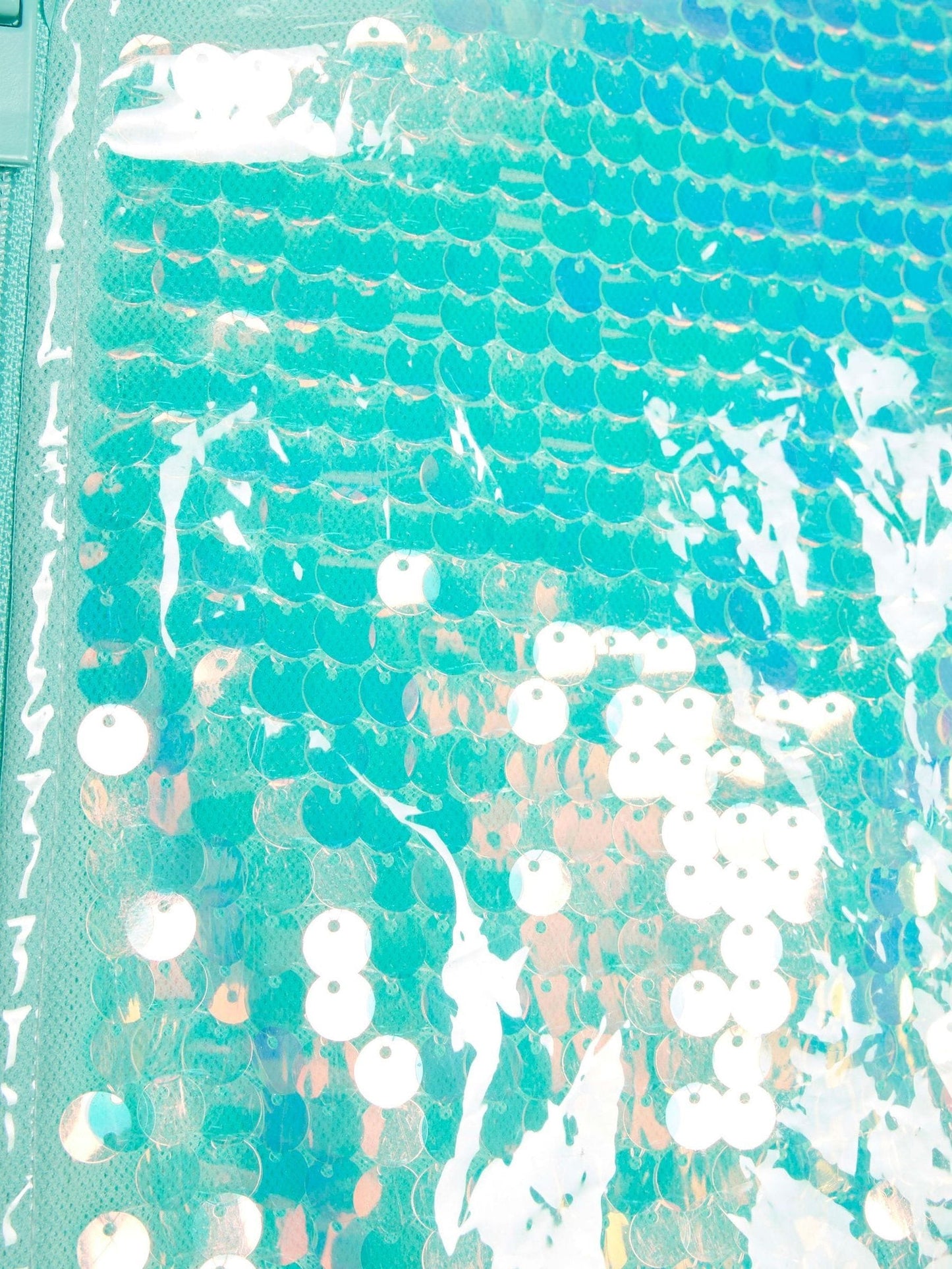 River Island Blue Sequin Rainmac Coat