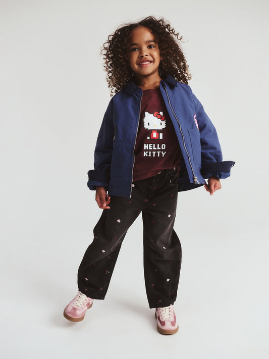 Cotton On Blue Hello Kitty Oversized Barn Jacket