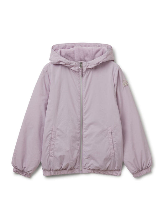 Benetton Girls Pink Hooded Rain Jacket (6-14 yrs)