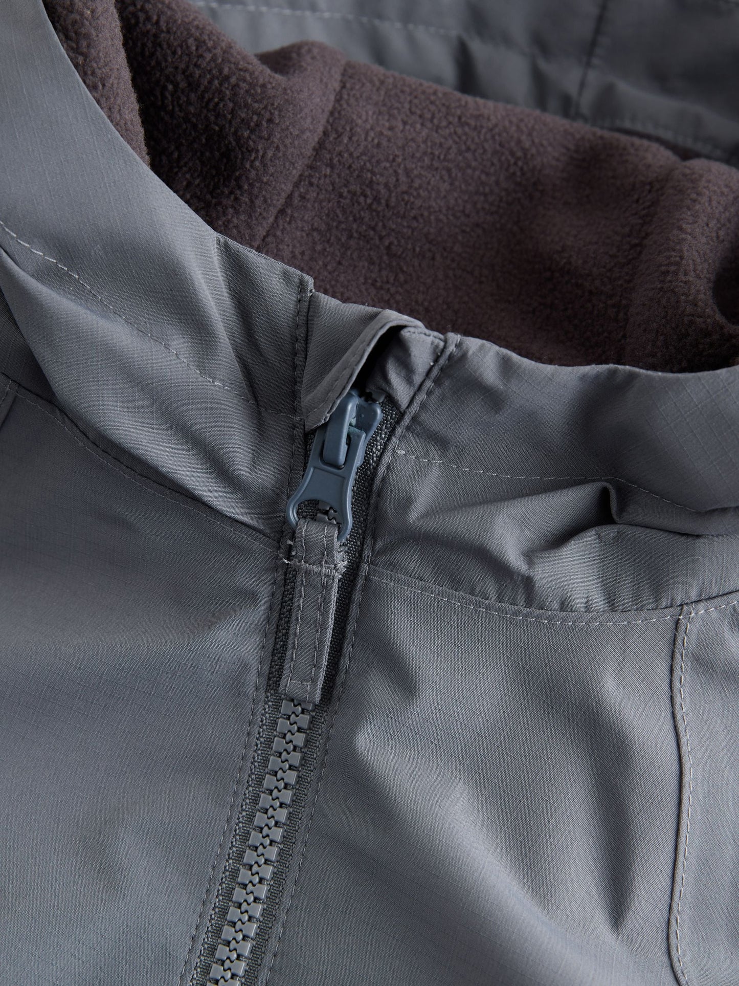 Gri Su Geçirmez Polar Astarlı Yağmur Tulum (3 Ay – 7 Yaş)