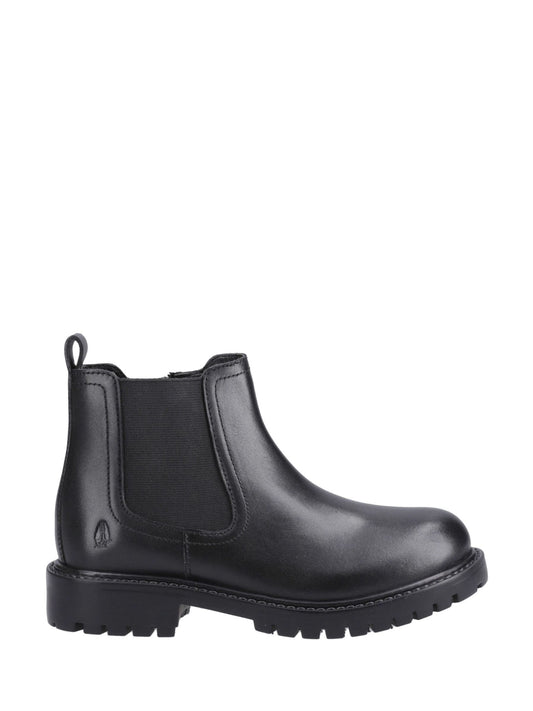 Hush Puppies Black Junior Ariella Chelsea Boots