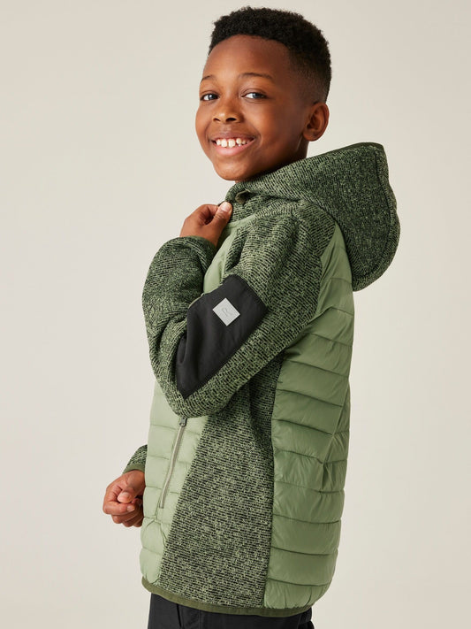 Regatta Green Jr Newhill Hybrid Coat