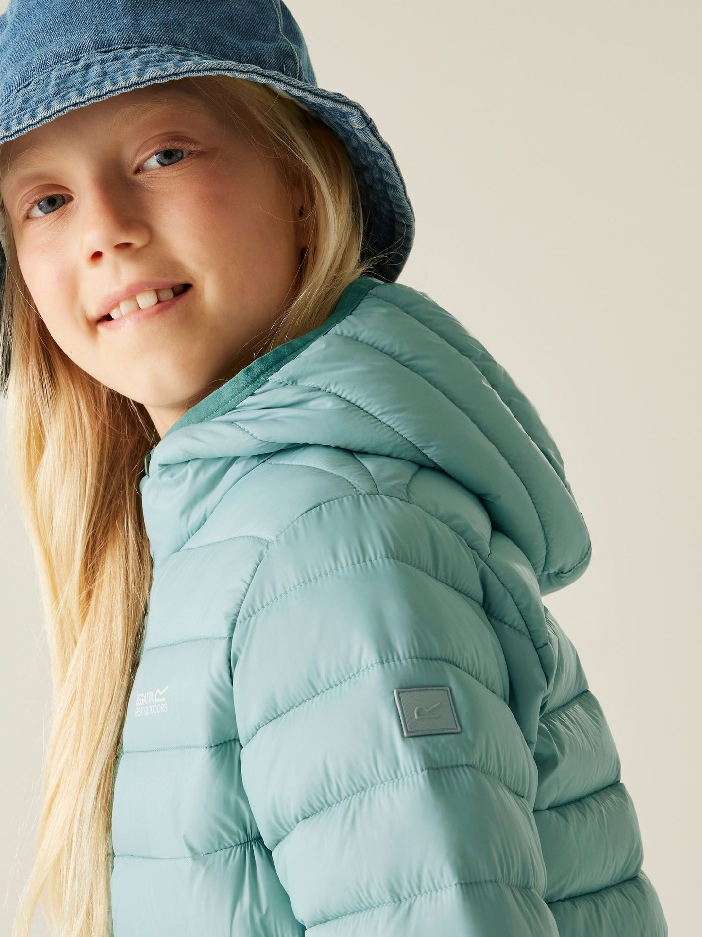 Regatta Green Jnr Hooded Marizion Midweight Coat