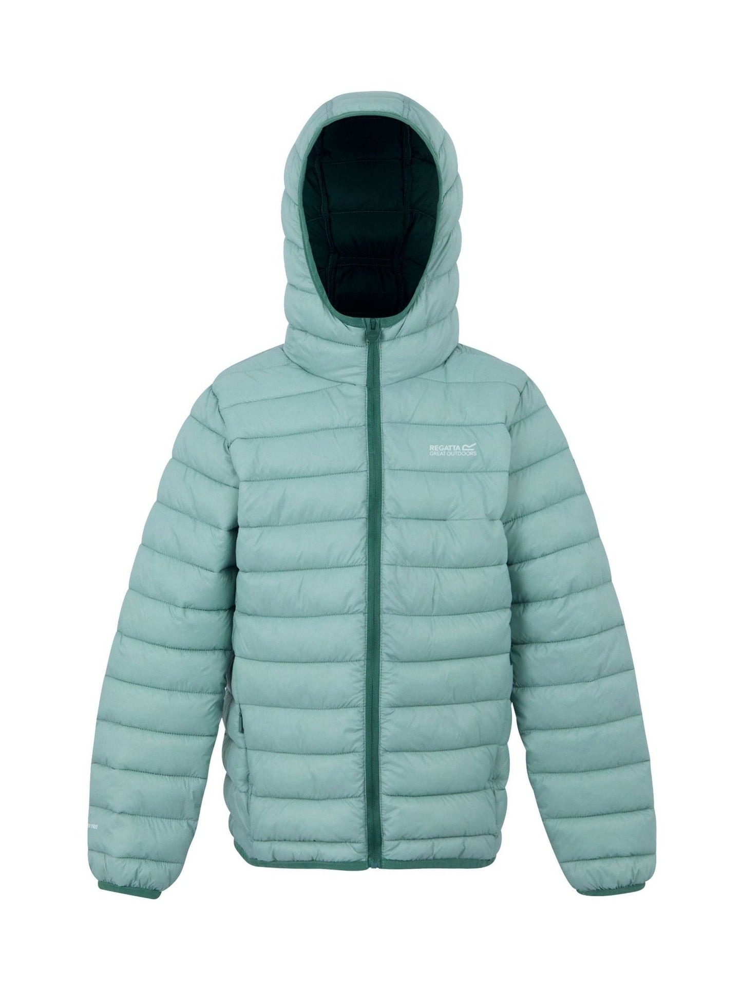 Regatta Green Jnr Hooded Marizion Midweight Coat