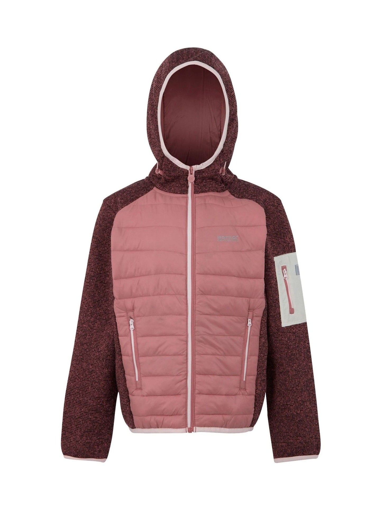 Regatta Pink Jr Newhill Hybrid Coat