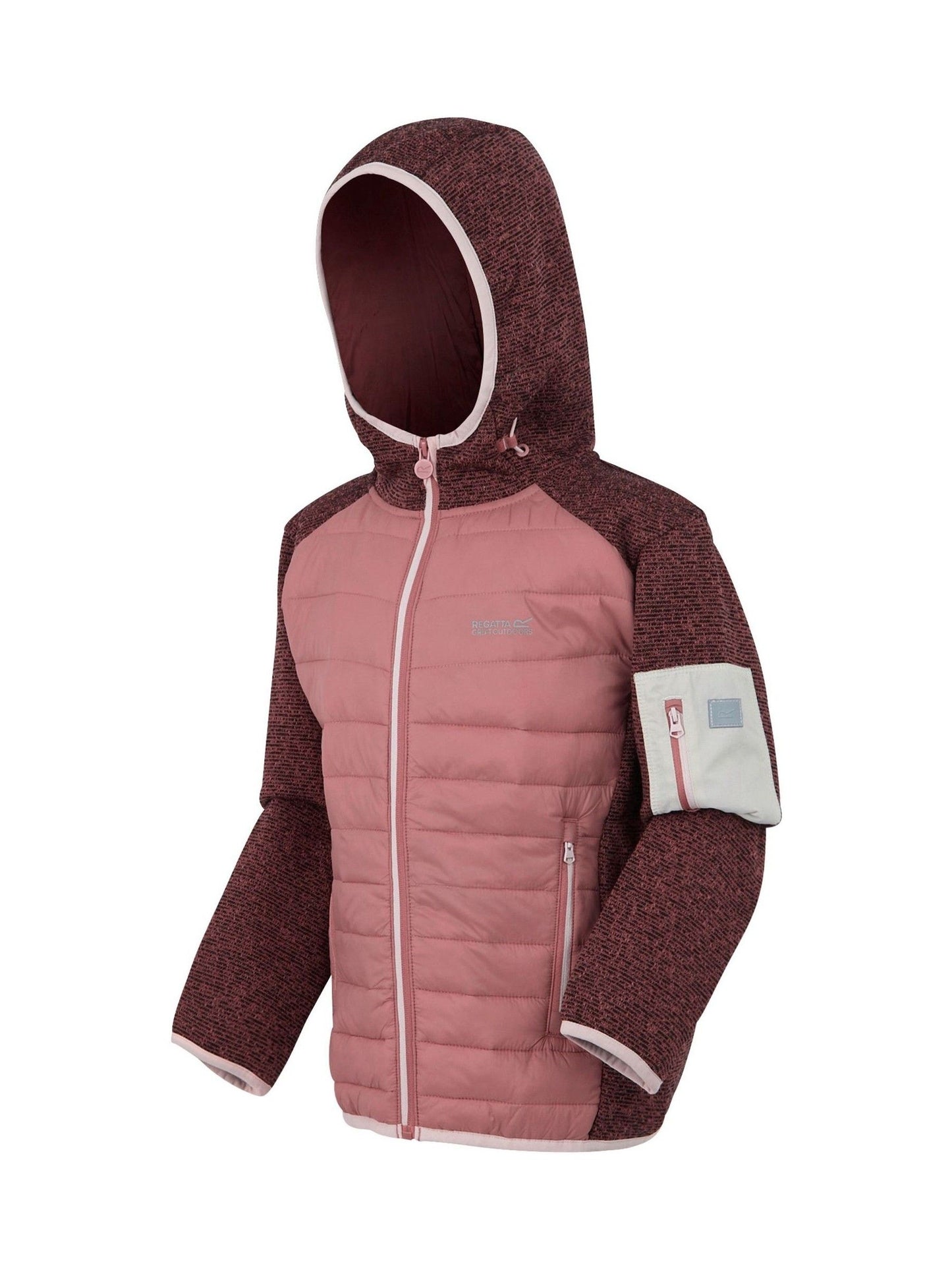 Regatta Pink Jr Newhill Hybrid Coat