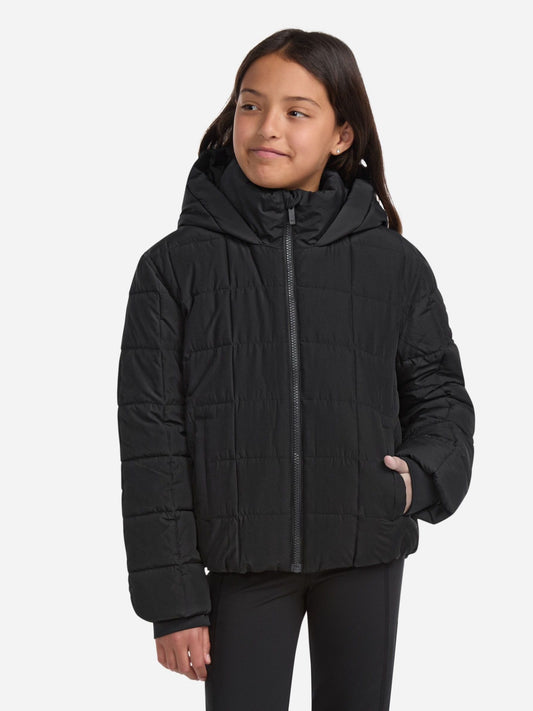 Abercrombie & Fitch Black Midweight Puffer Jacket