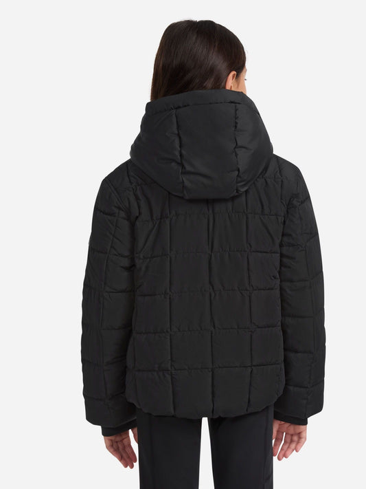 Abercrombie & Fitch Black Midweight Puffer Jacket