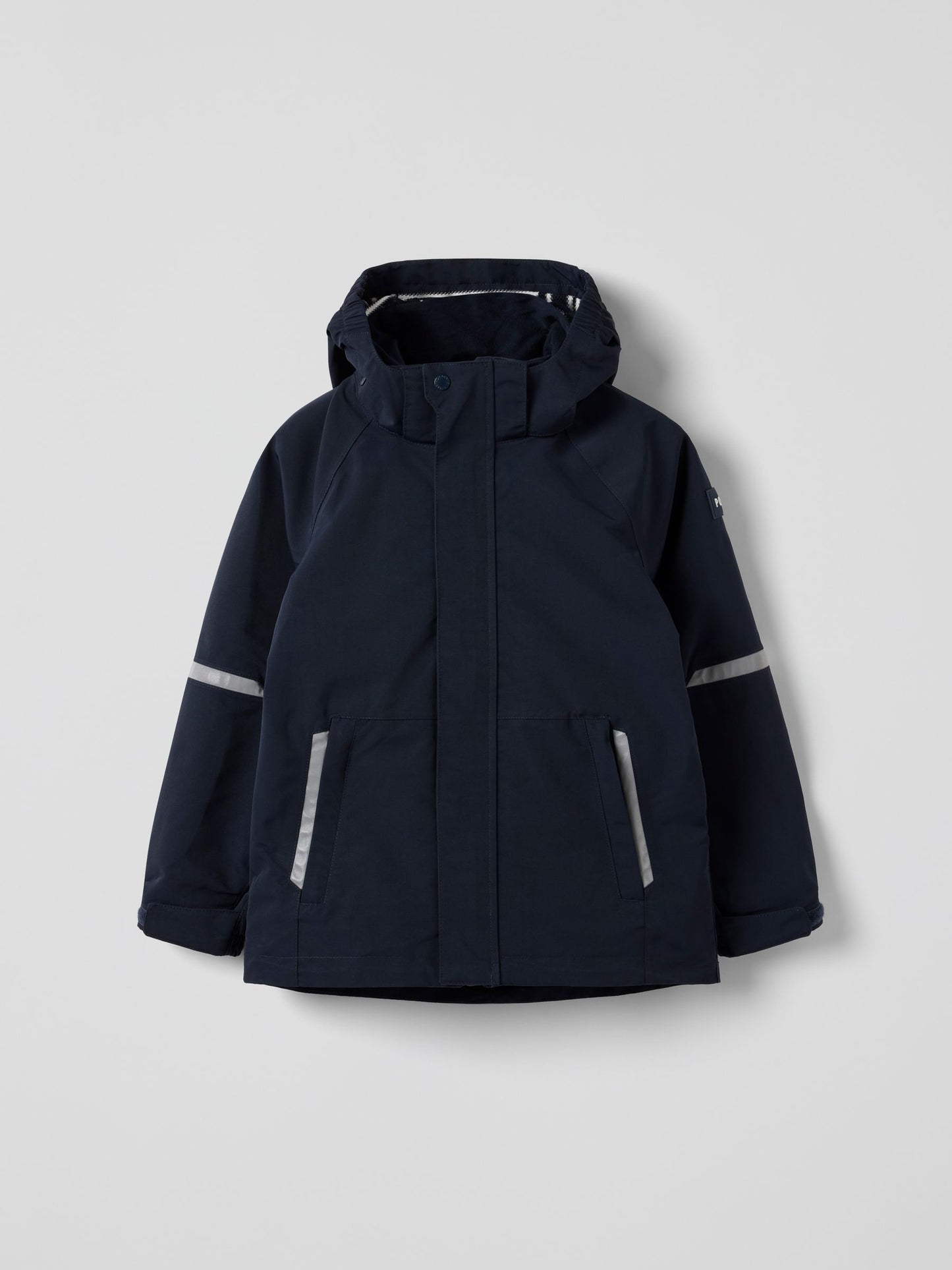 Polarn O. Pyret Blue Waterproof Shell Coat