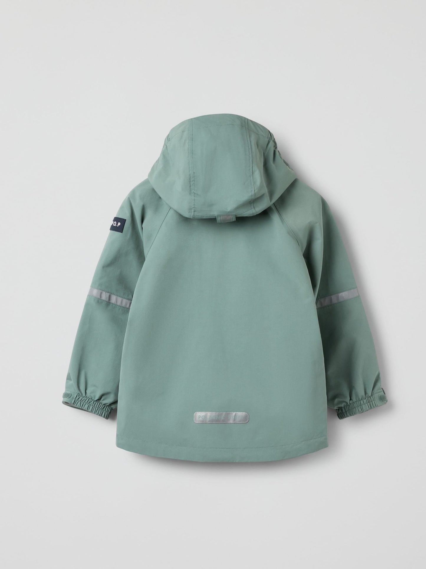Polarn O. Pyret Green Waterproof Shell Coat