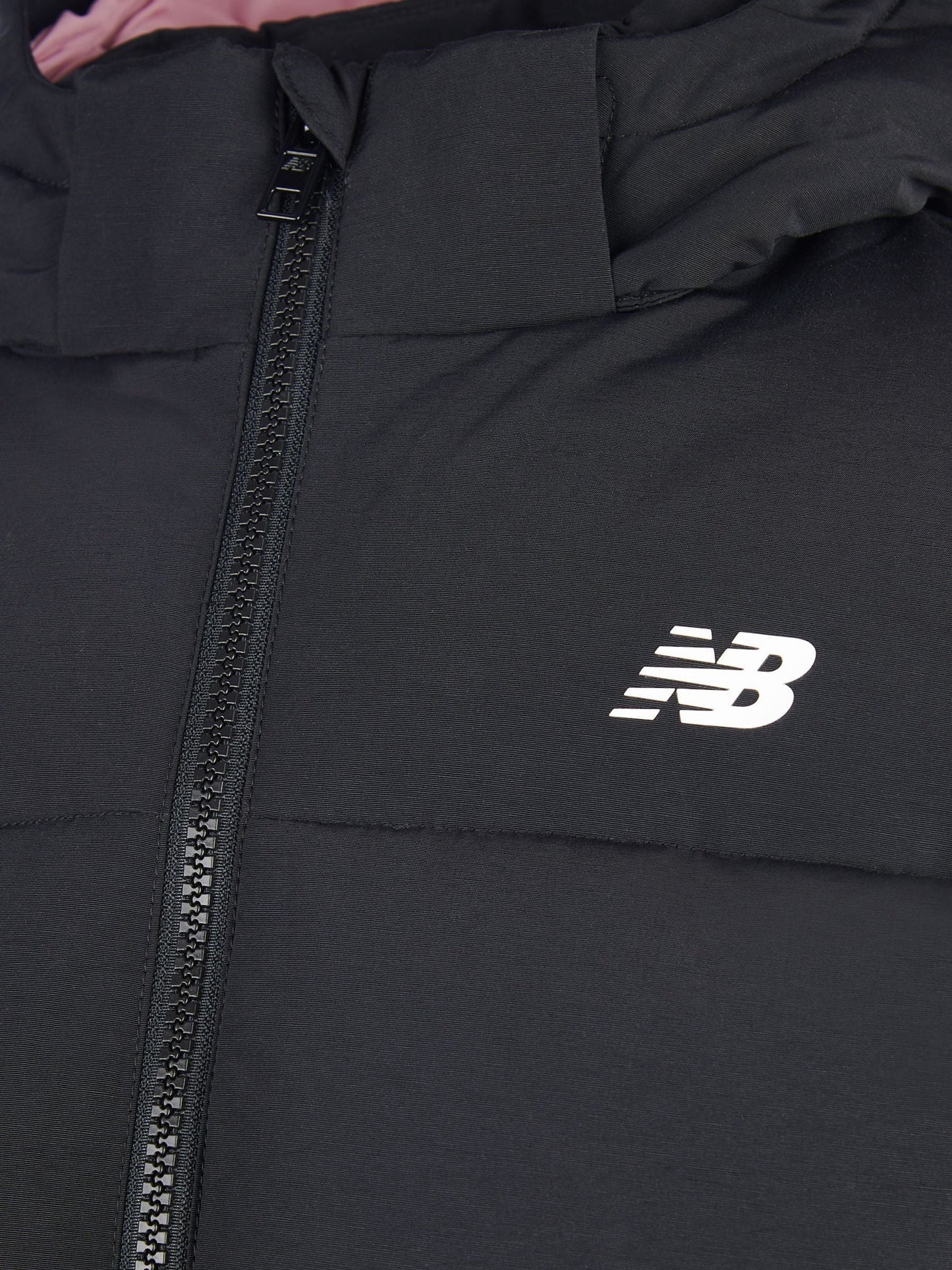 New Balance Black Wide Baffle Puffer Jacket