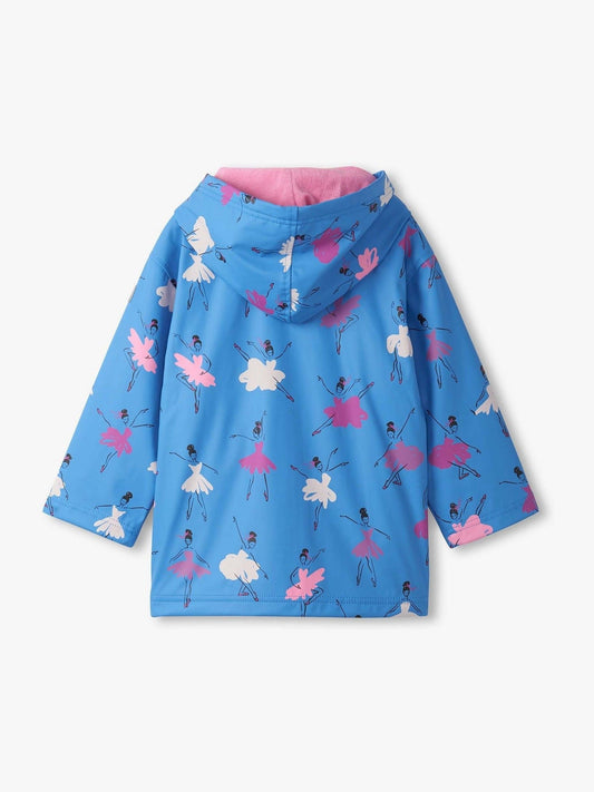 Hatley Blue Ballet School Colour Changing Rain  Jacket