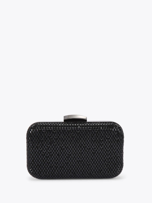KG Kurt Geiger Siyah Box Clutch Çanta