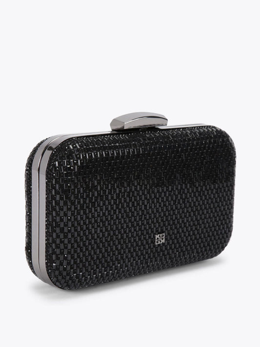 KG Kurt Geiger Siyah Box Clutch Çanta