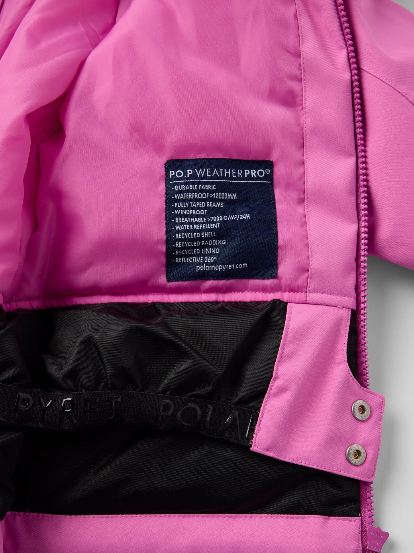 Polarn O. Pyret Pink Padded Ski Jacket