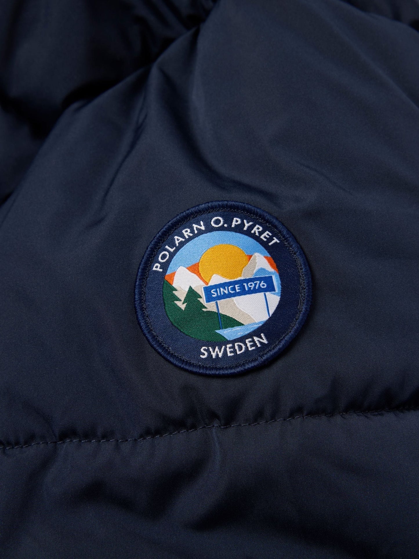 Polarn O. Pyret Blue Padded Water Resistant Puffer Coat