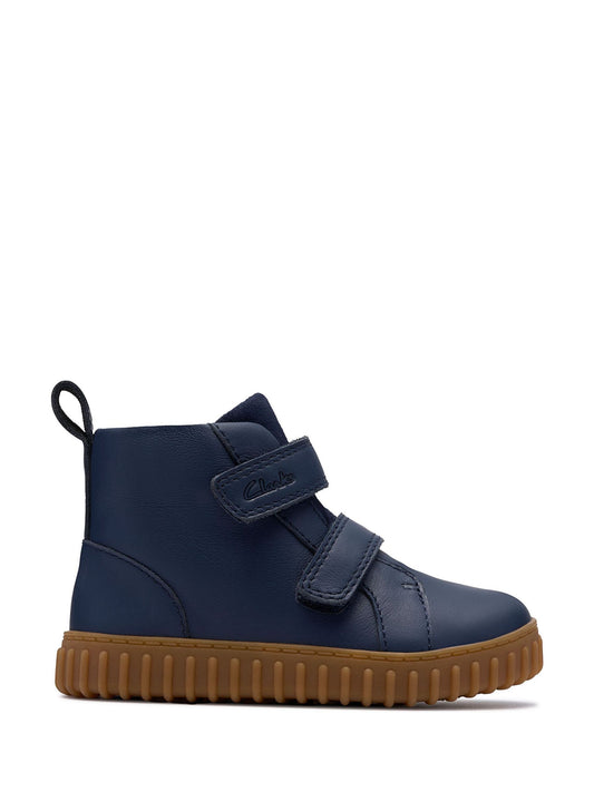 Clarks Blue Wide Fit (G) Cove Sky Toddler Boots