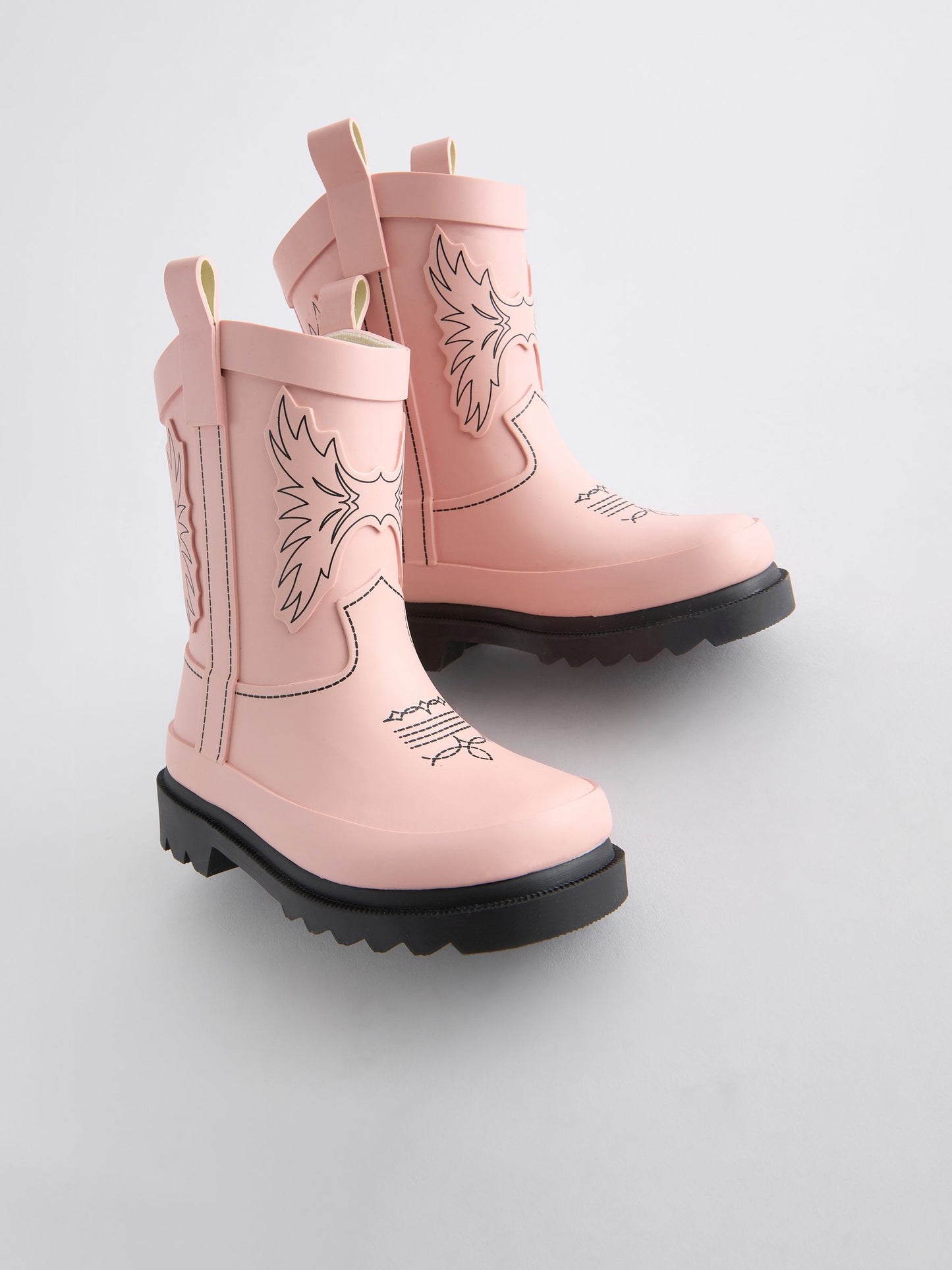 Pembe Western Yağmur Çizmesi