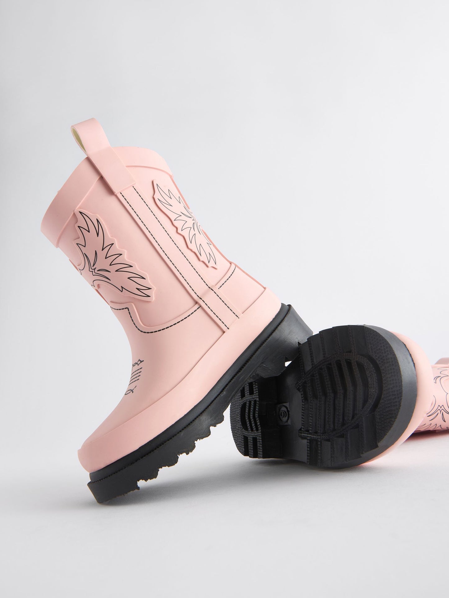 Pembe Western Yağmur Çizmesi