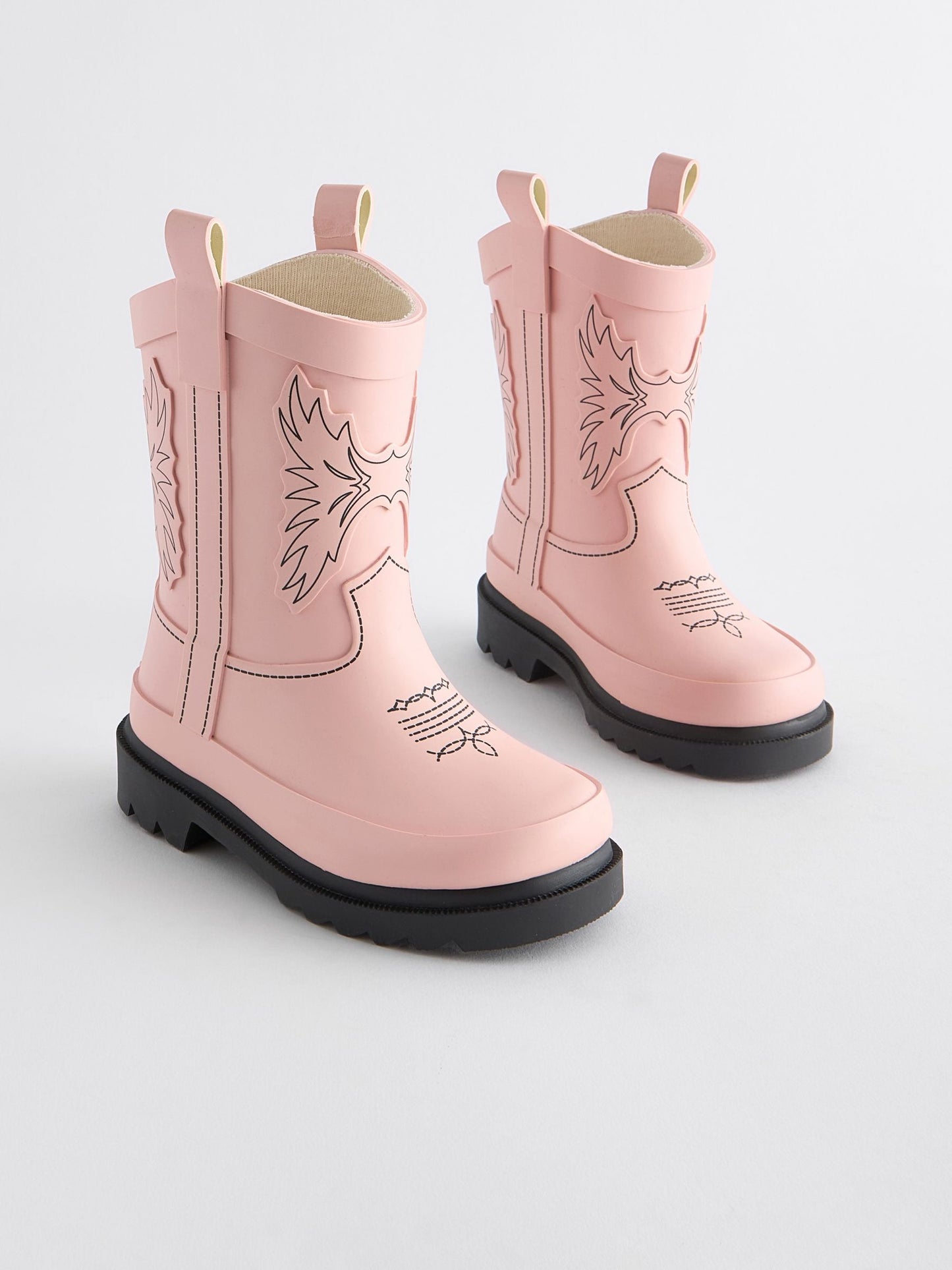 Pembe Western Yağmur Çizmesi