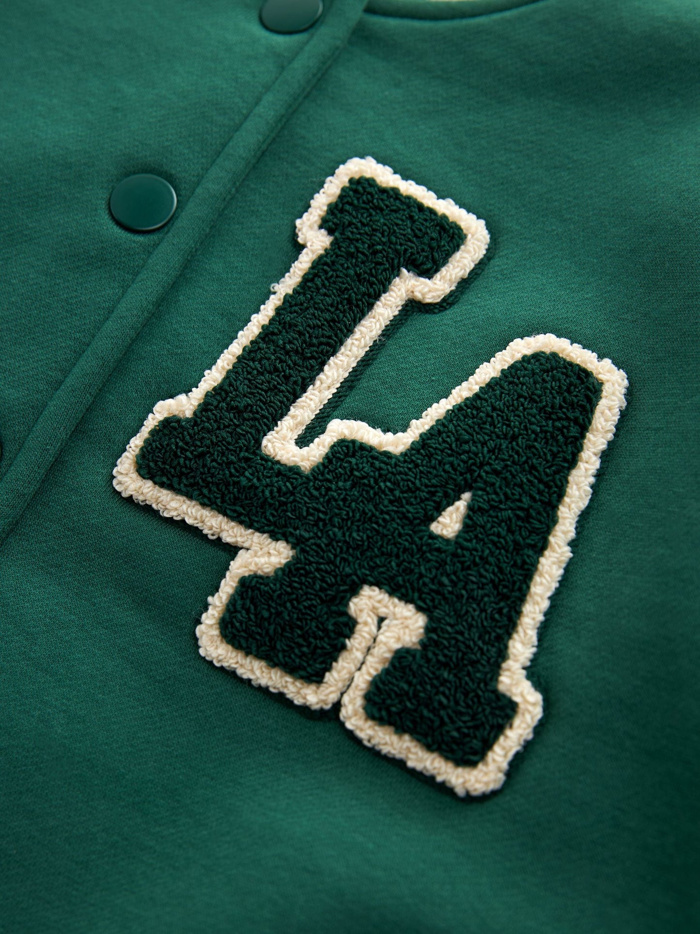 Green Varsity Embroidered Jacket (3-16yrs)
