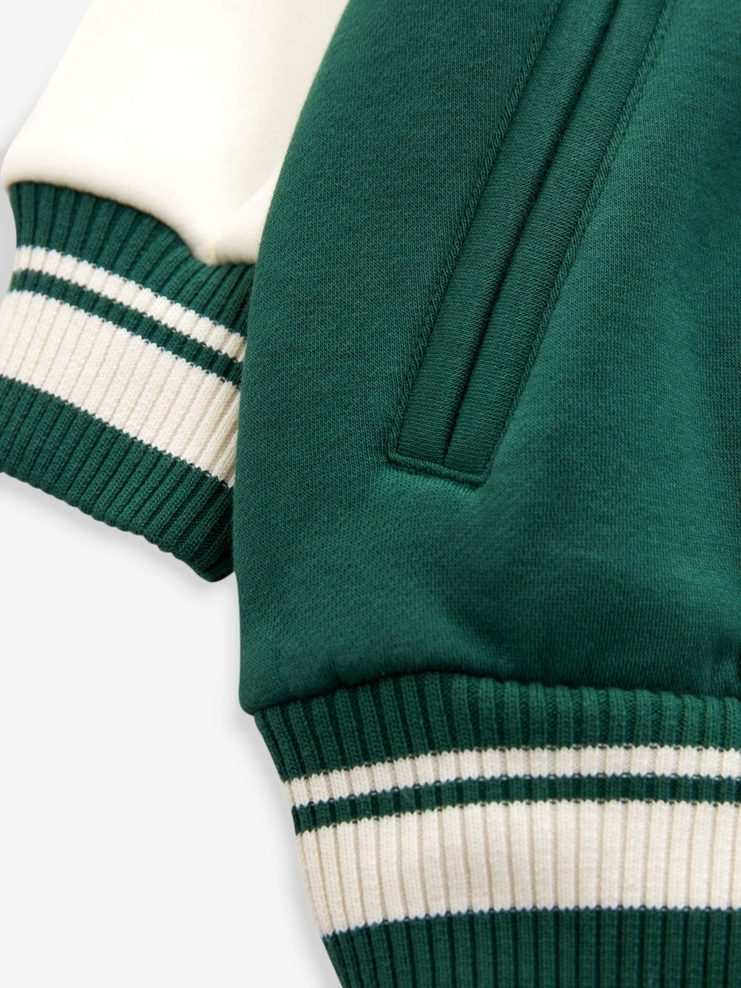 Green Varsity Embroidered Jacket (3-16yrs)