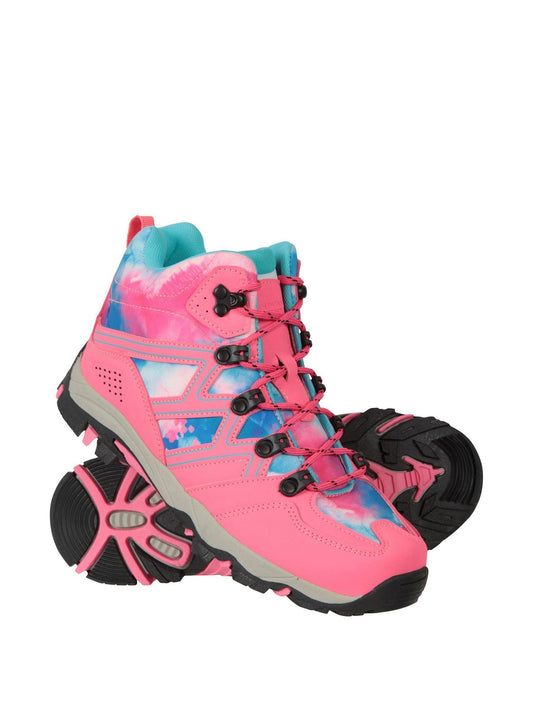 Mountain Warehouse Pink Oscar II Kids Walking Boots