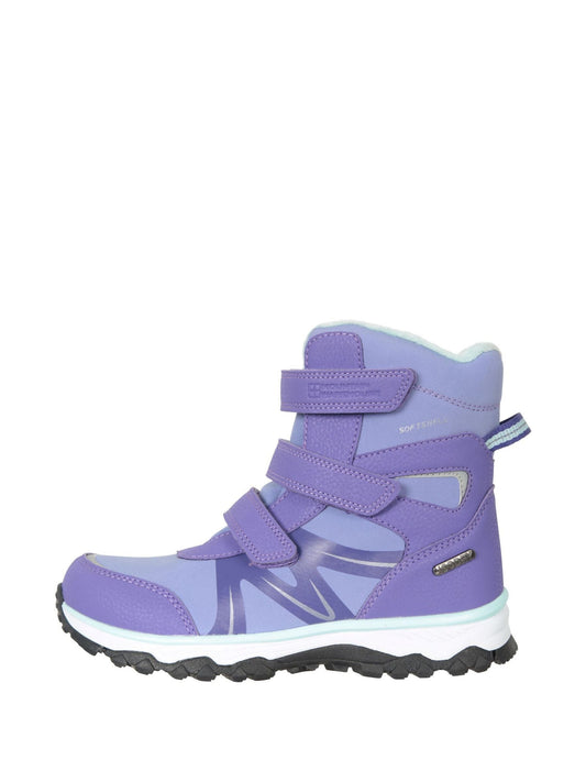 Mountain Warehouse Purple Kids Slope Softshell Snow Boots