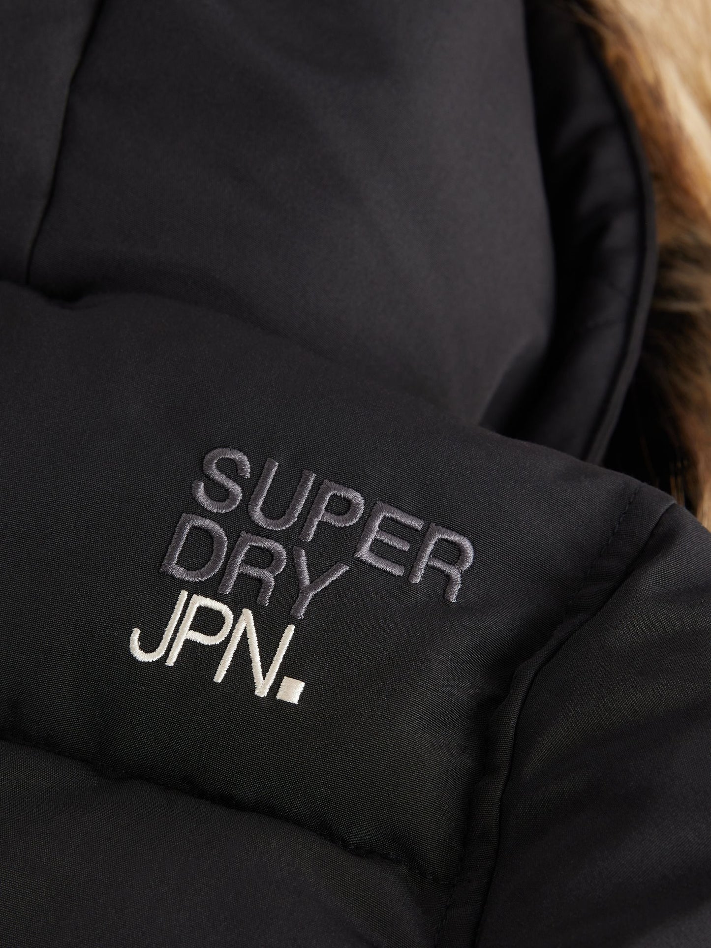 Superdry Black Everest Bomber Coat