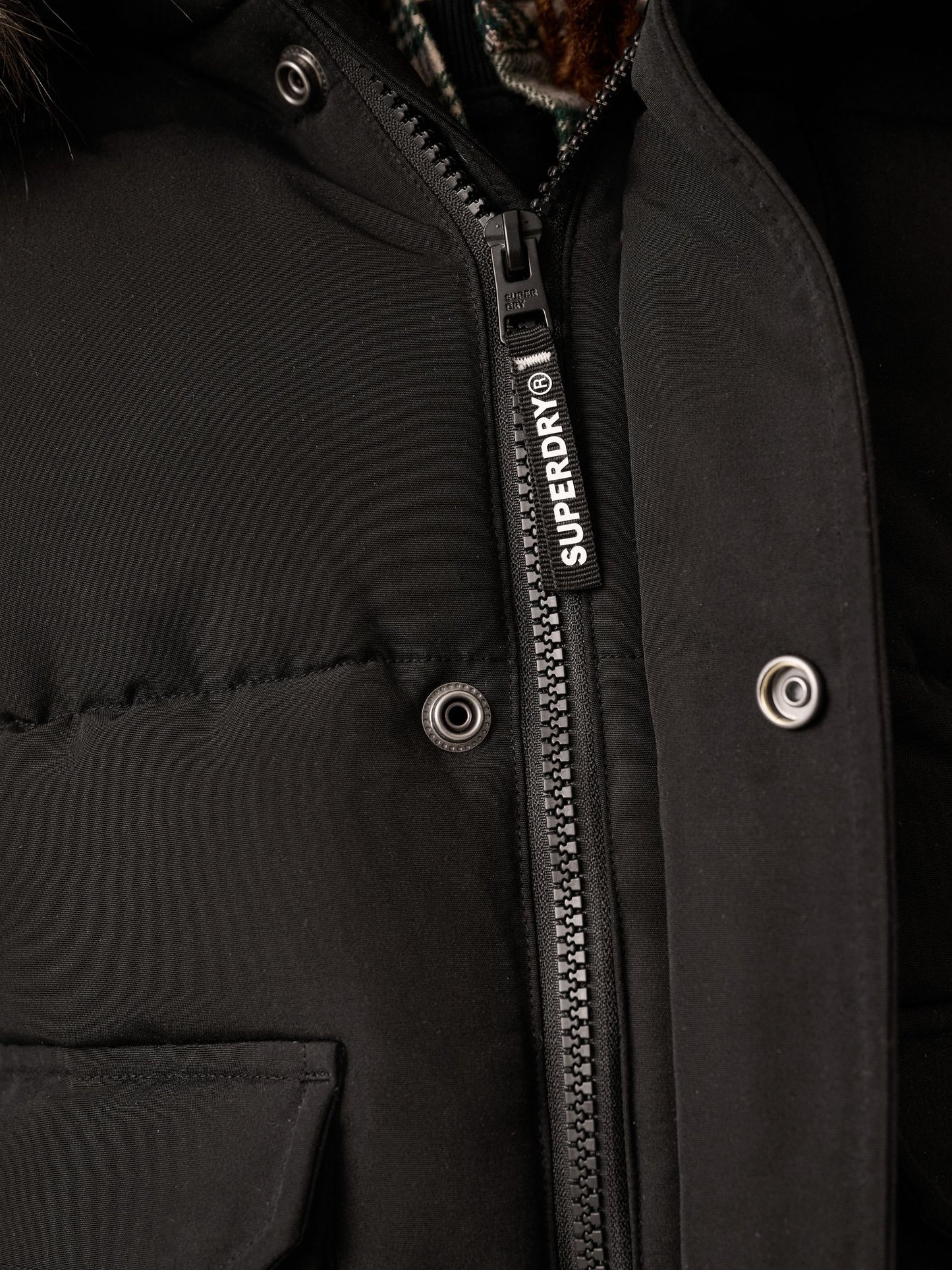 Superdry Black Everest Bomber Coat