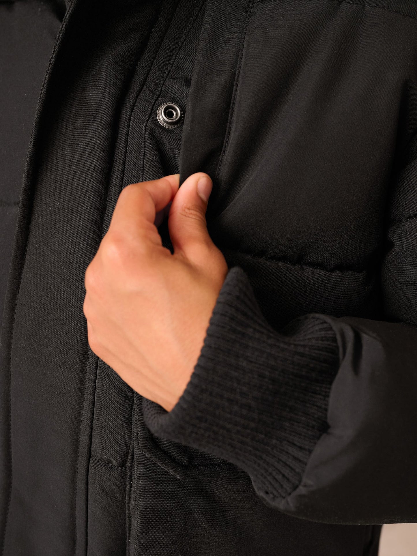 Superdry Black Everest Bomber Coat