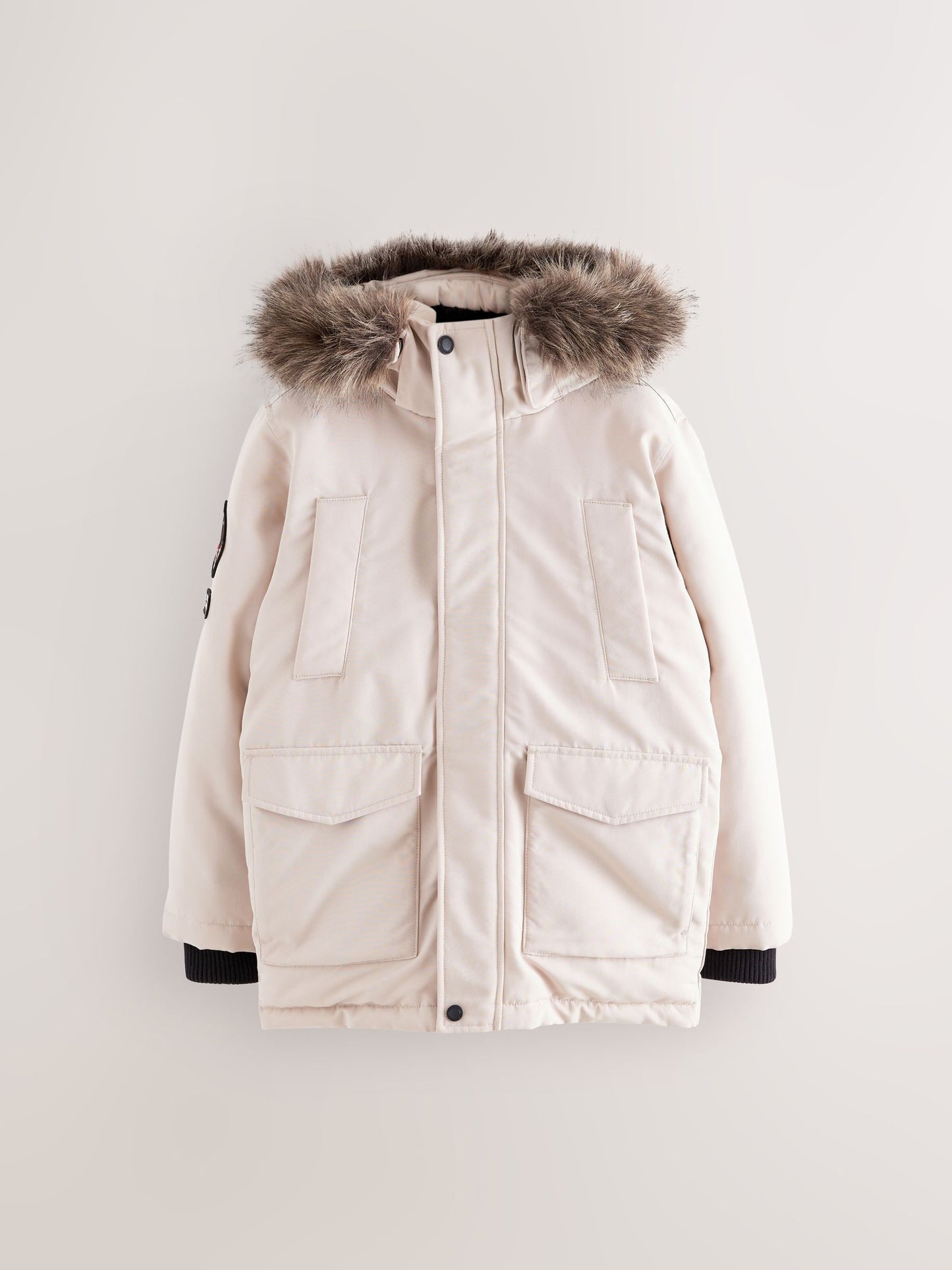 Superdry Cream Everest Parka Coat
