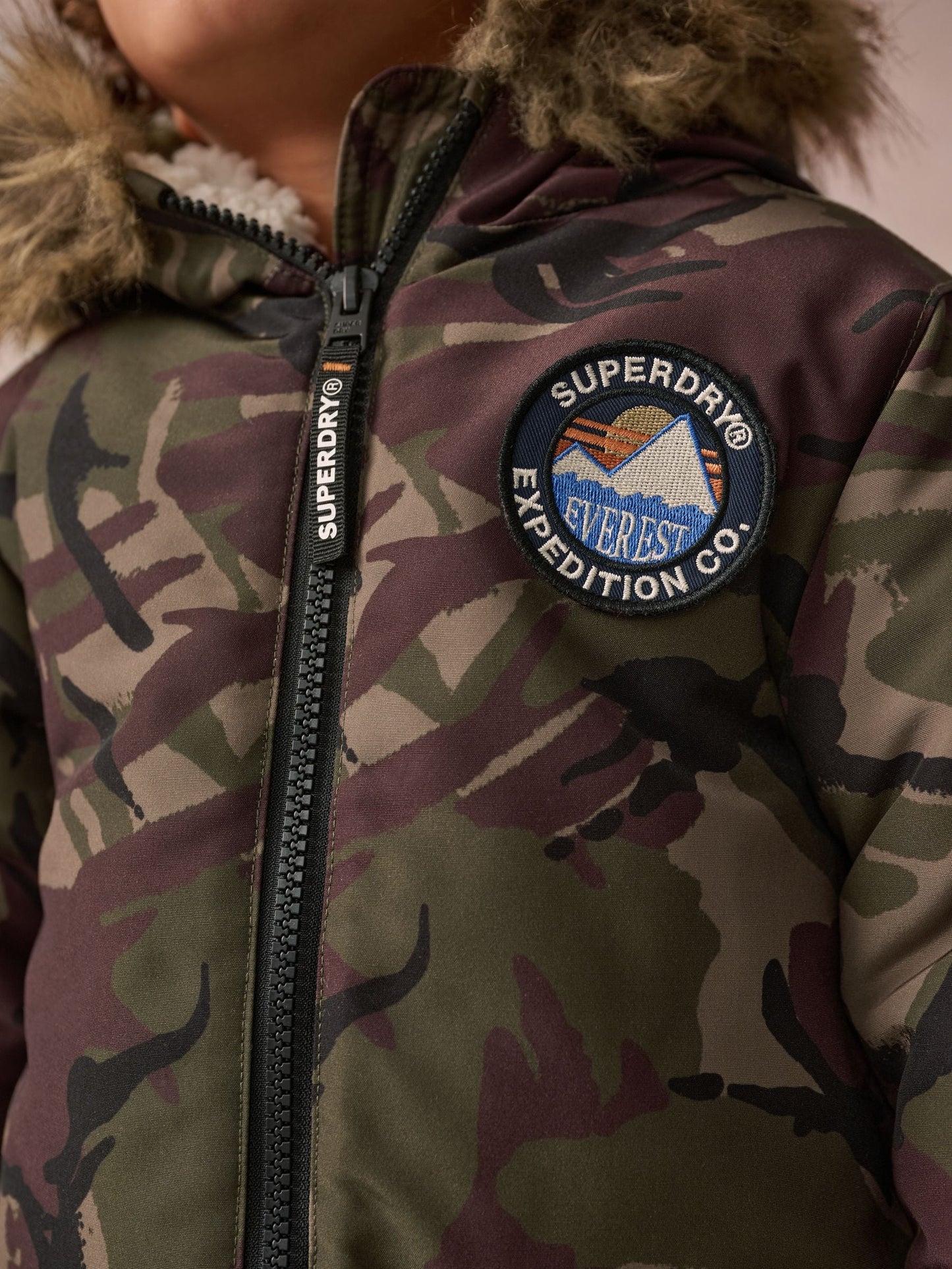 Superdry Kamuflaj Everest Kar Tulumu