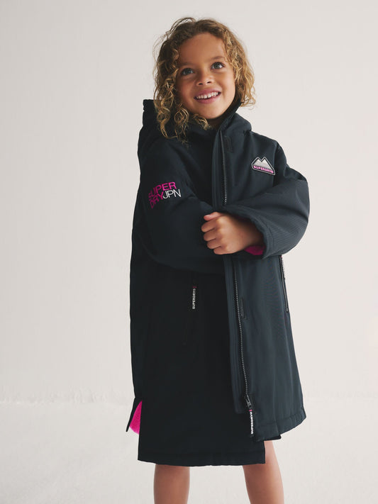 Superdry Black/Pink Changing Robe